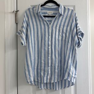 Linen Striped Shirt